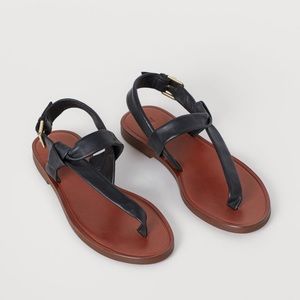 H&M premium quality leather strap sandals sz 39
